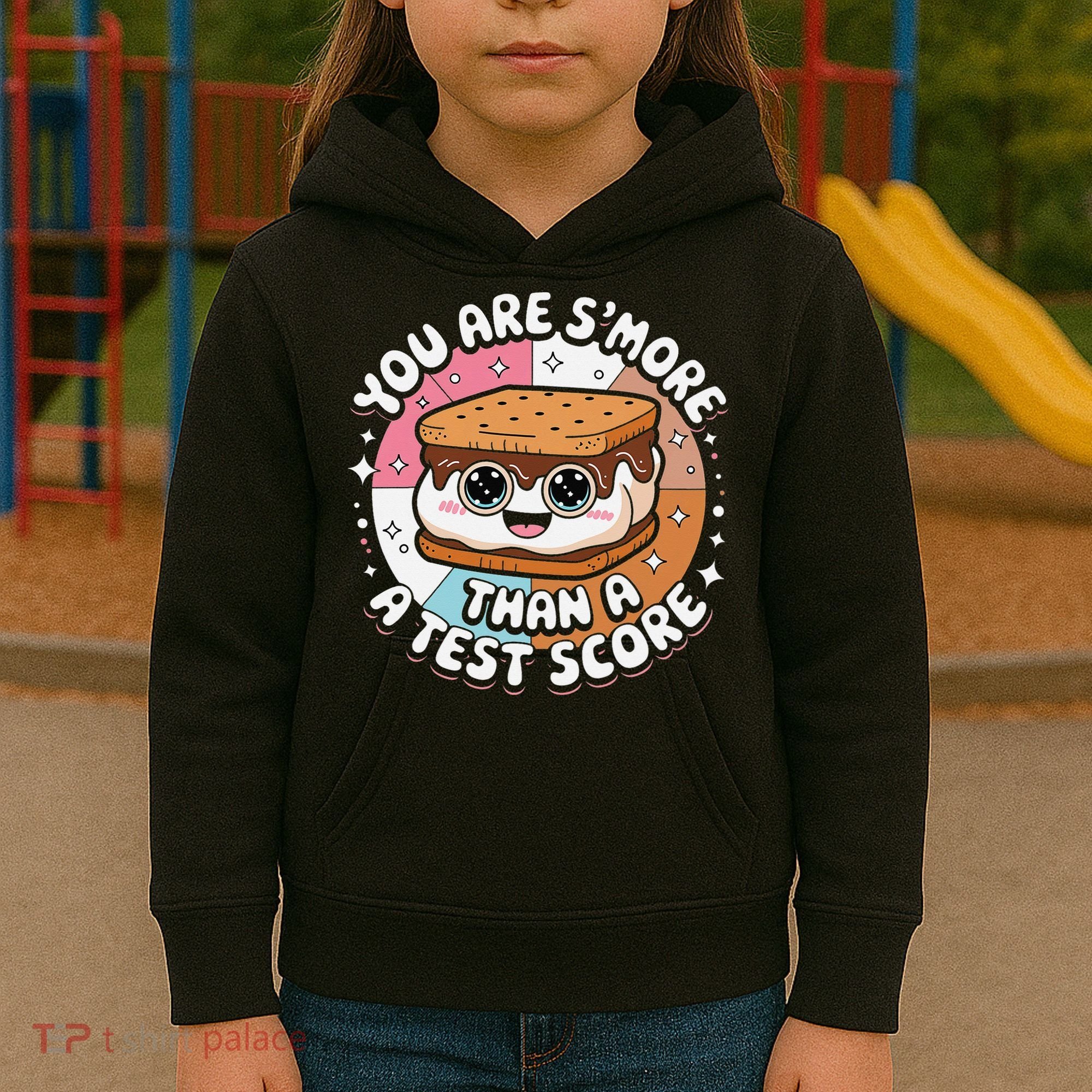 You Are Smore Than Ready For This Test Test Day Teacher Kids Hoodie