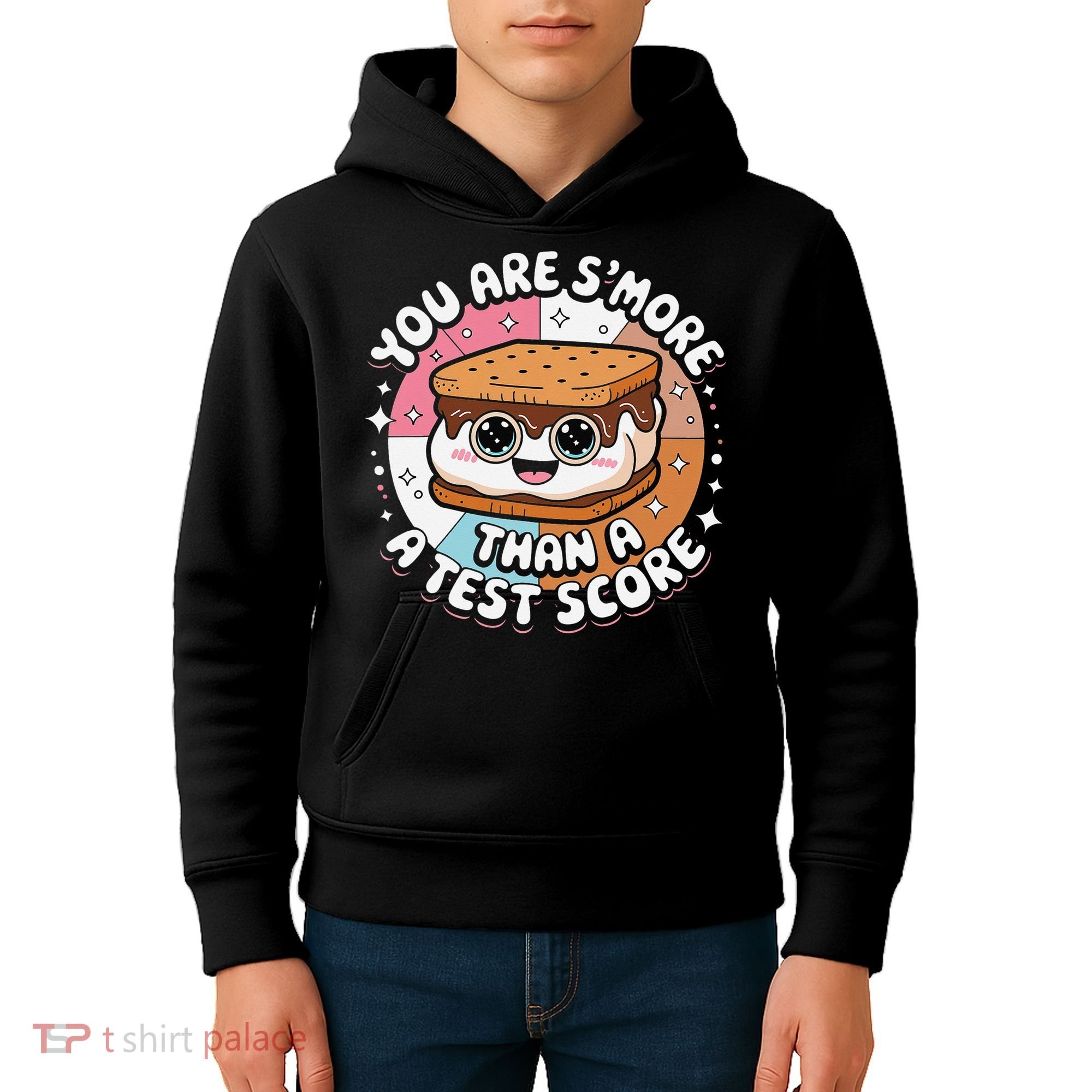 You Are Smore Than Ready For This Test Test Day Teacher Kids Hoodie