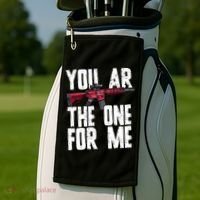 You AR The One For Me Rifle Golf Towel thumb 2