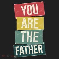 You Are The Father Funny Reveal And Celebration Beanie thumb 2