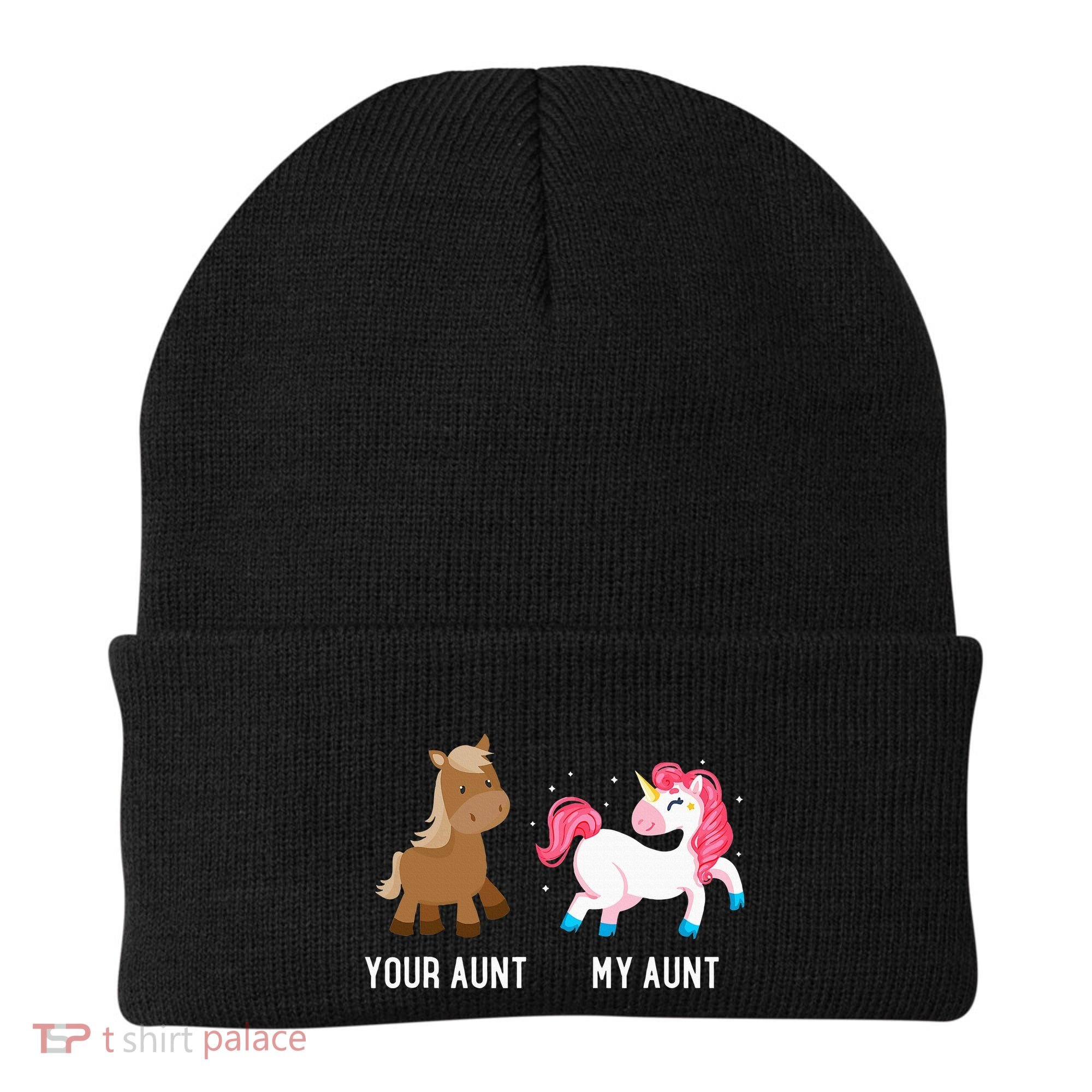 Your Aunt Vs My Aunt Magical Unicorn Awesome Crazy Auntie Beanie