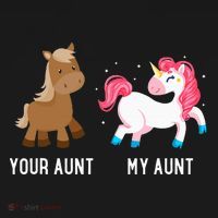 Your Aunt Vs My Aunt Magical Unicorn Awesome Crazy Auntie Women's Tank Top thumb 5