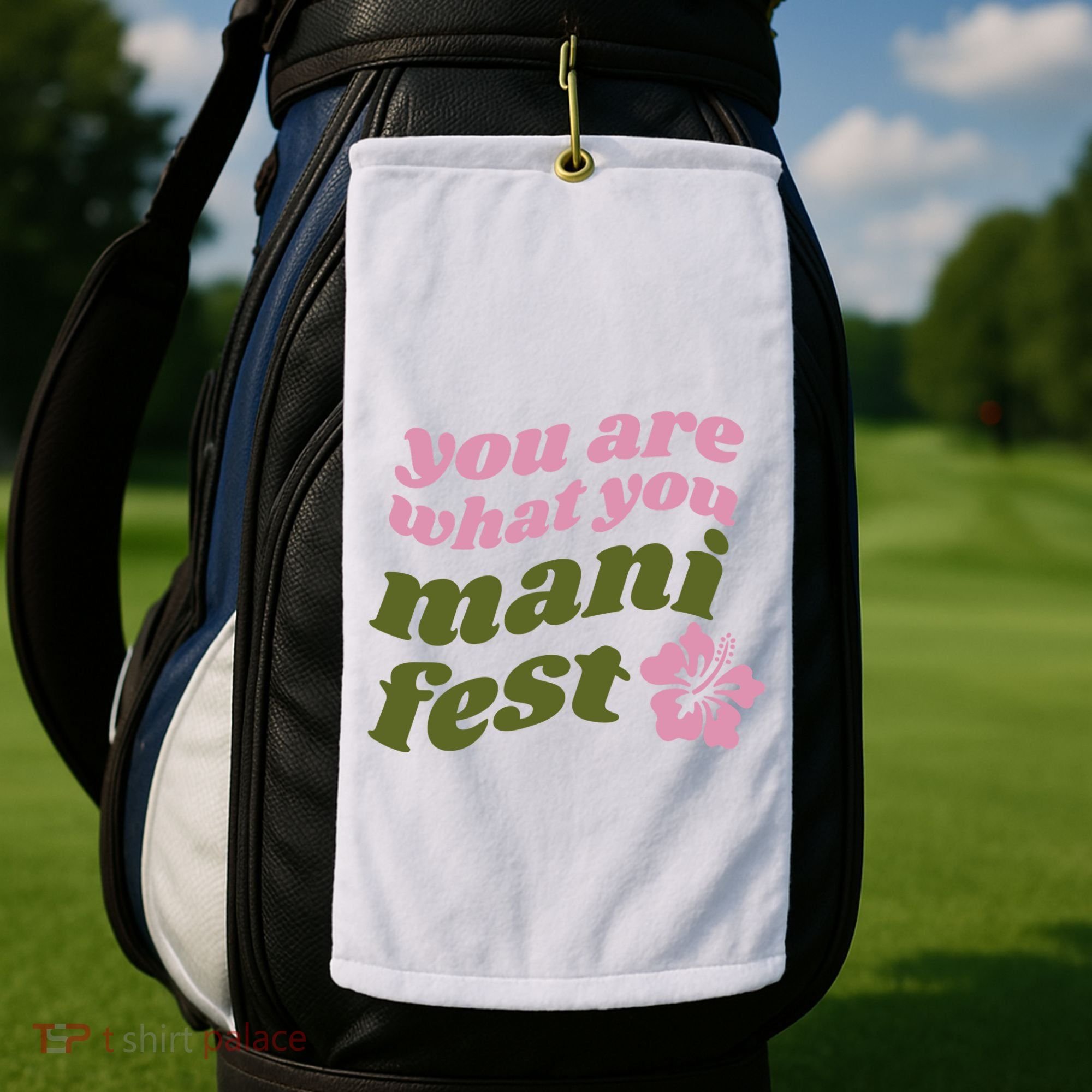 You Are What You Manifest Golf Towel