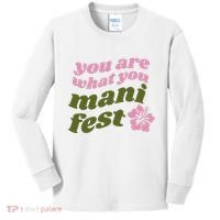 You Are What You Manifest Kids Long Sleeve Shirt thumb 0
