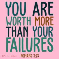 You Are Worth More Than Your Failures Romans 323 Coaster thumb 2