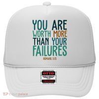 You Are Worth More Than Your Failures Romans 323 Hat thumb 0