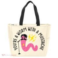 You’re A Worm With A Mustache Vanderpump Rules Tote Bag thumb 0