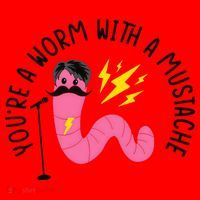 You’re A Worm With A Mustache Vanderpump Rules Santa Hat thumb 1
