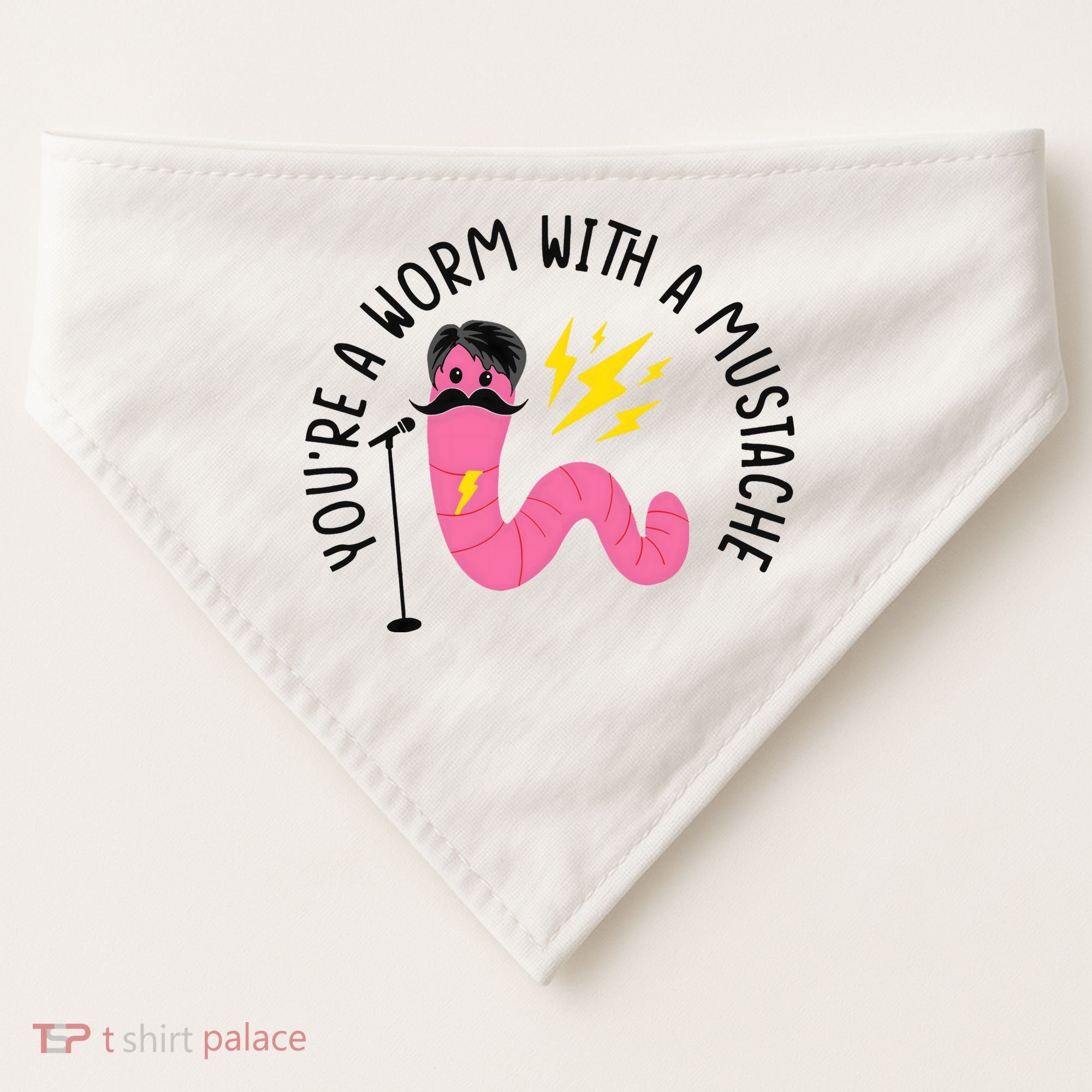 You’re A Worm With A Mustache Vanderpump Rules USA-Made Doggie Bandana