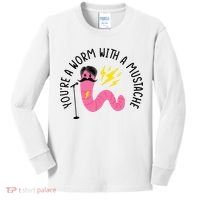 You’re A Worm With A Mustache Vanderpump Rules Kids Long Sleeve Shirt thumb 0
