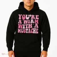 Youre A Worm With A Mustache James Tom Ariana Reality Hoodie thumb 2