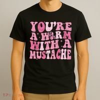 Youre A Worm With A Mustache James Tom Ariana Reality T-Shirt thumb 3