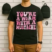 Youre A Worm With A Mustache James Tom Ariana Reality T-Shirt thumb 6