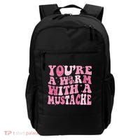 Youre A Worm With A Mustache James Tom Ariana Reality Backpack thumb 0