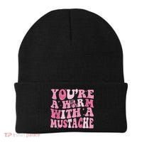 Youre A Worm With A Mustache James Tom Ariana Reality Beanie thumb 0