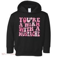 Youre A Worm With A Mustache James Tom Ariana Reality Toddler Hoodie thumb 0
