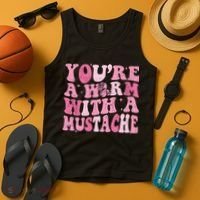 Youre A Worm With A Mustache James Tom Ariana Reality Tank Top thumb 4
