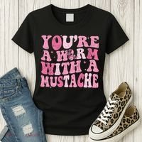 Youre A Worm With A Mustache James Tom Ariana Reality Women's T-Shirt thumb 3