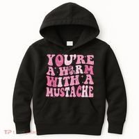 Youre A Worm With A Mustache James Tom Ariana Reality Kids Hoodie thumb 0