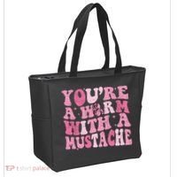 Youre A Worm With A Mustache James Tom Ariana Reality Tote Bag thumb 2