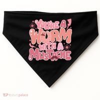 You’re A Worm With A Mustache  Vanderpump Rules Scandovals Is A Liar USA-Made Doggie Bandana thumb 0