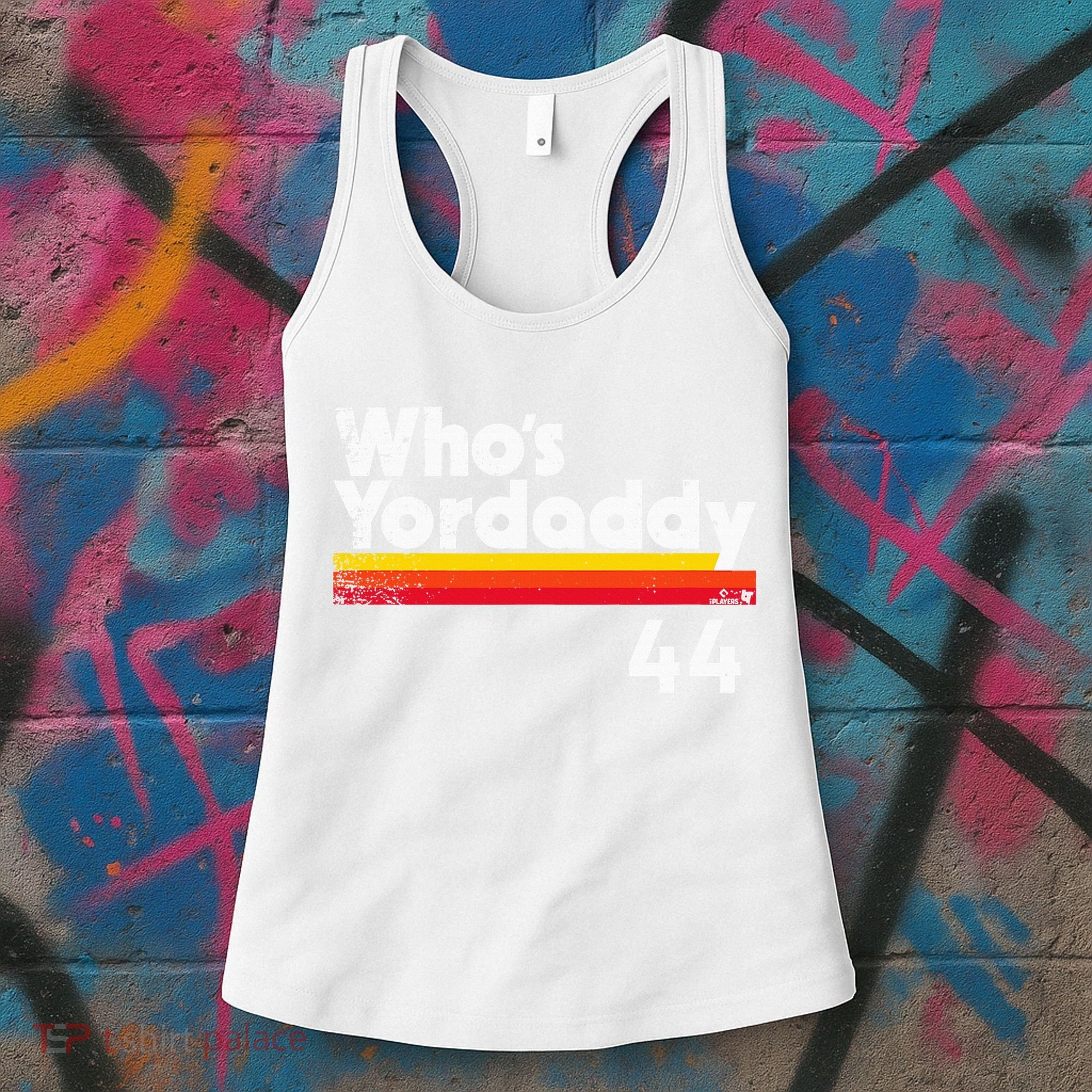Yordan Alvarez WhoS Yordaddy Houston Baseball Women's Tank Top
