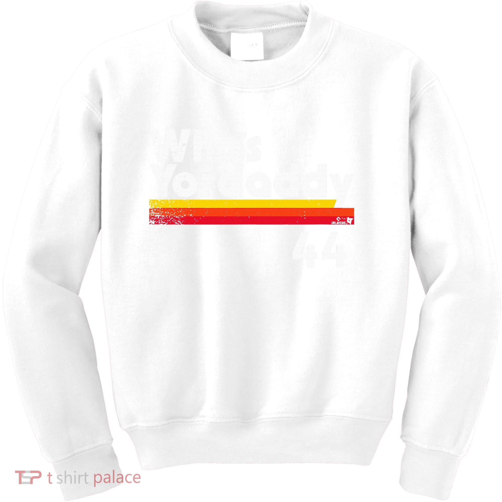 Yordan Alvarez WhoS Yordaddy Houston Baseball Kids Sweatshirt
