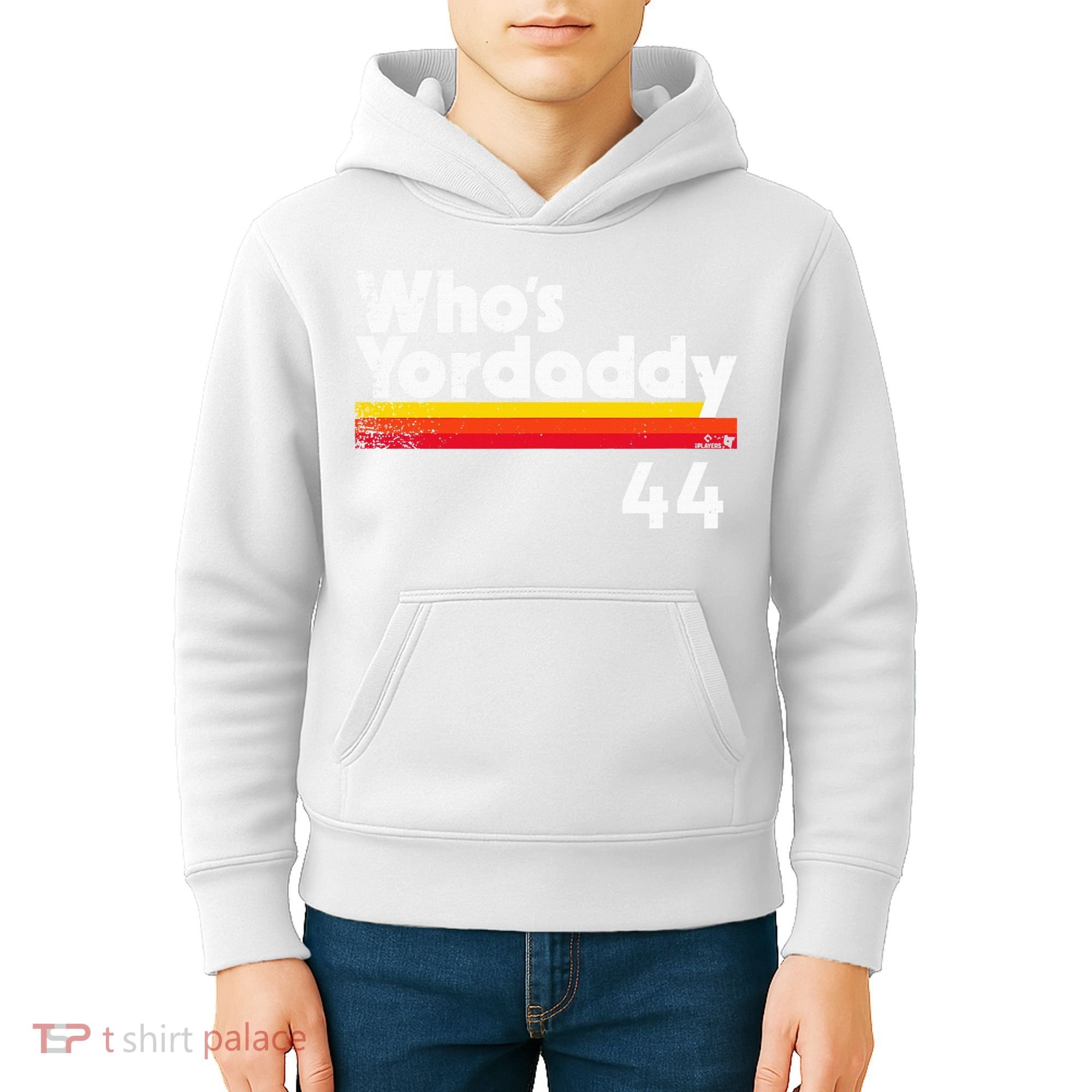 Yordan Alvarez WhoS Yordaddy Houston Baseball Kids Hoodie