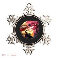 Yin And Yang Japanese Bonsai Trees Seasons Fall Spring Ornament thumb 0