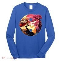 Yin And Yang Japanese Bonsai Trees Seasons Fall Spring Long Sleeve Shirt thumb 0