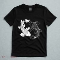 Yin And Yang Japanese Koi Fish T-Shirt thumb 5