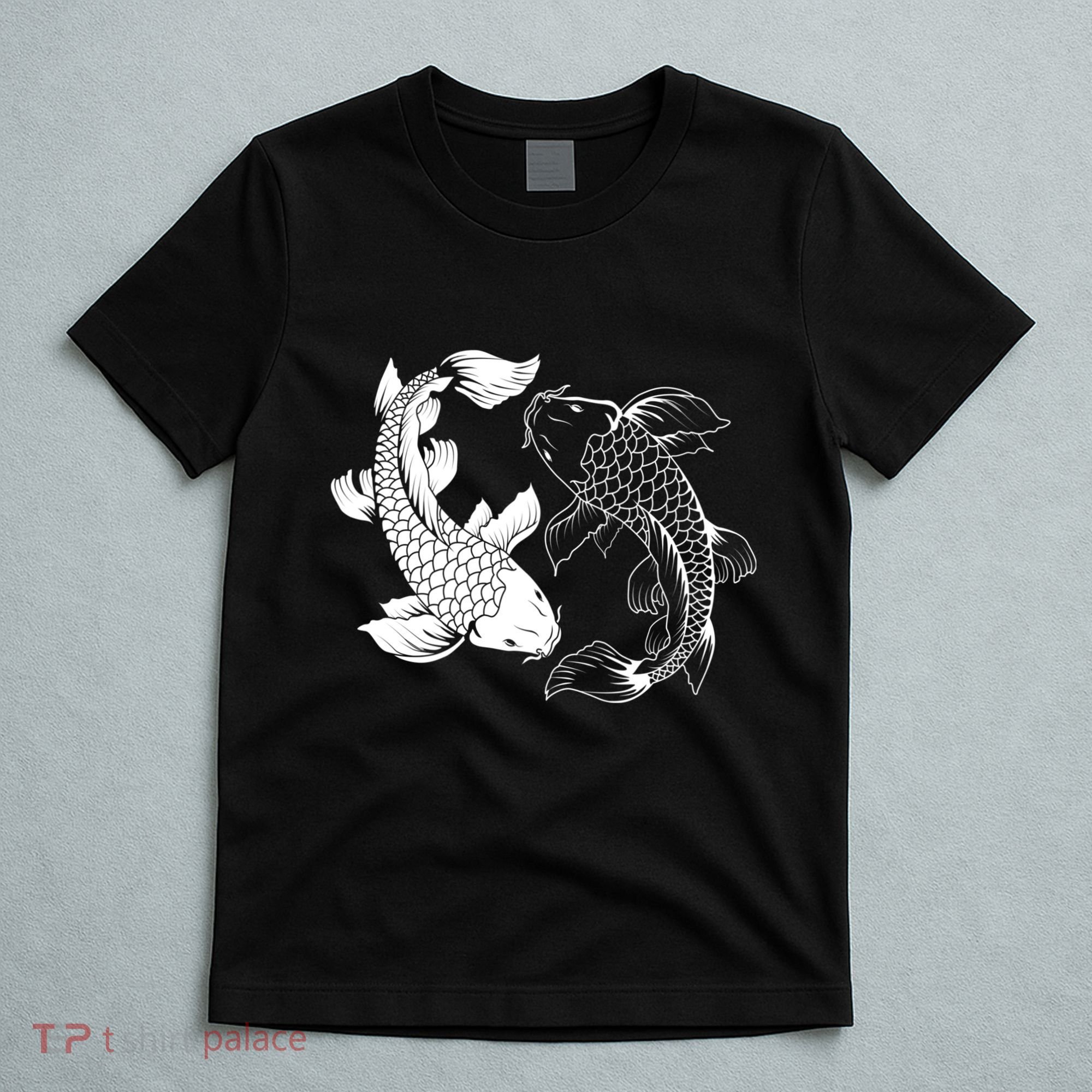 Yin And Yang Japanese Koi Fish T-Shirt