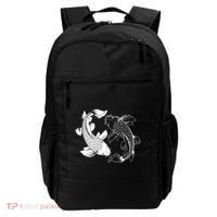 Yin And Yang Japanese Koi Fish Backpack thumb 0