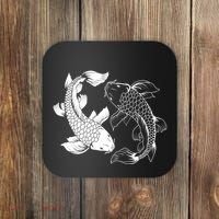 Yin And Yang Japanese Koi Fish Coaster thumb 0