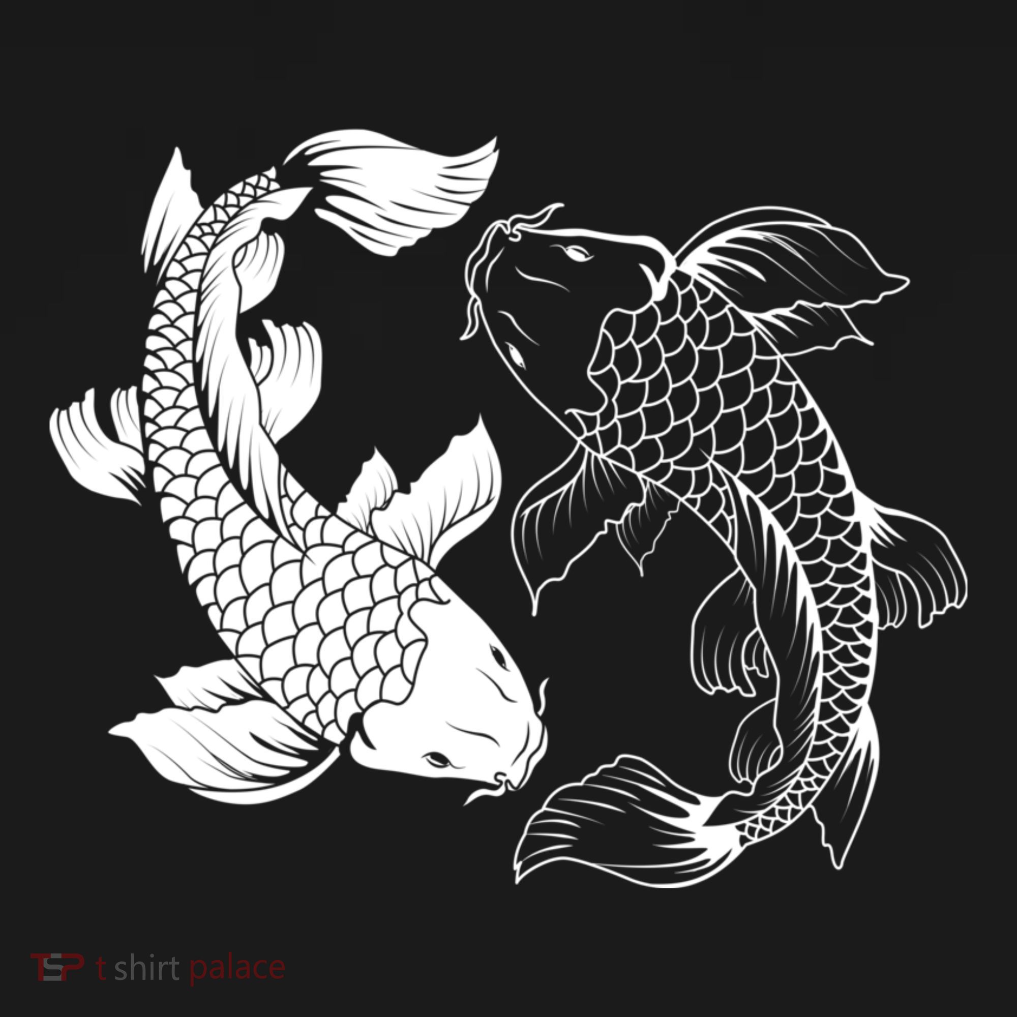 Yin And Yang Japanese Koi Fish Women's Hoodie