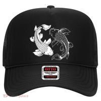 Yin And Yang Japanese Koi Fish Hat thumb 0