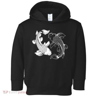 Yin And Yang Japanese Koi Fish Toddler Hoodie