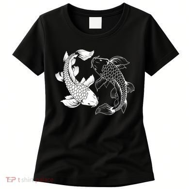 Yin And Yang Japanese Koi Fish Women's T-Shirt