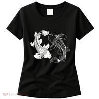 Yin And Yang Japanese Koi Fish Women's T-Shirt thumb 0