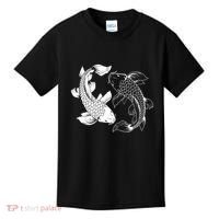 Yin And Yang Japanese Koi Fish Kids T-Shirt thumb 0