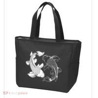 Yin And Yang Japanese Koi Fish Tote Bag thumb 3