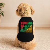 Young Black and Free novelty Juneteenth Doggie Tank thumb 2