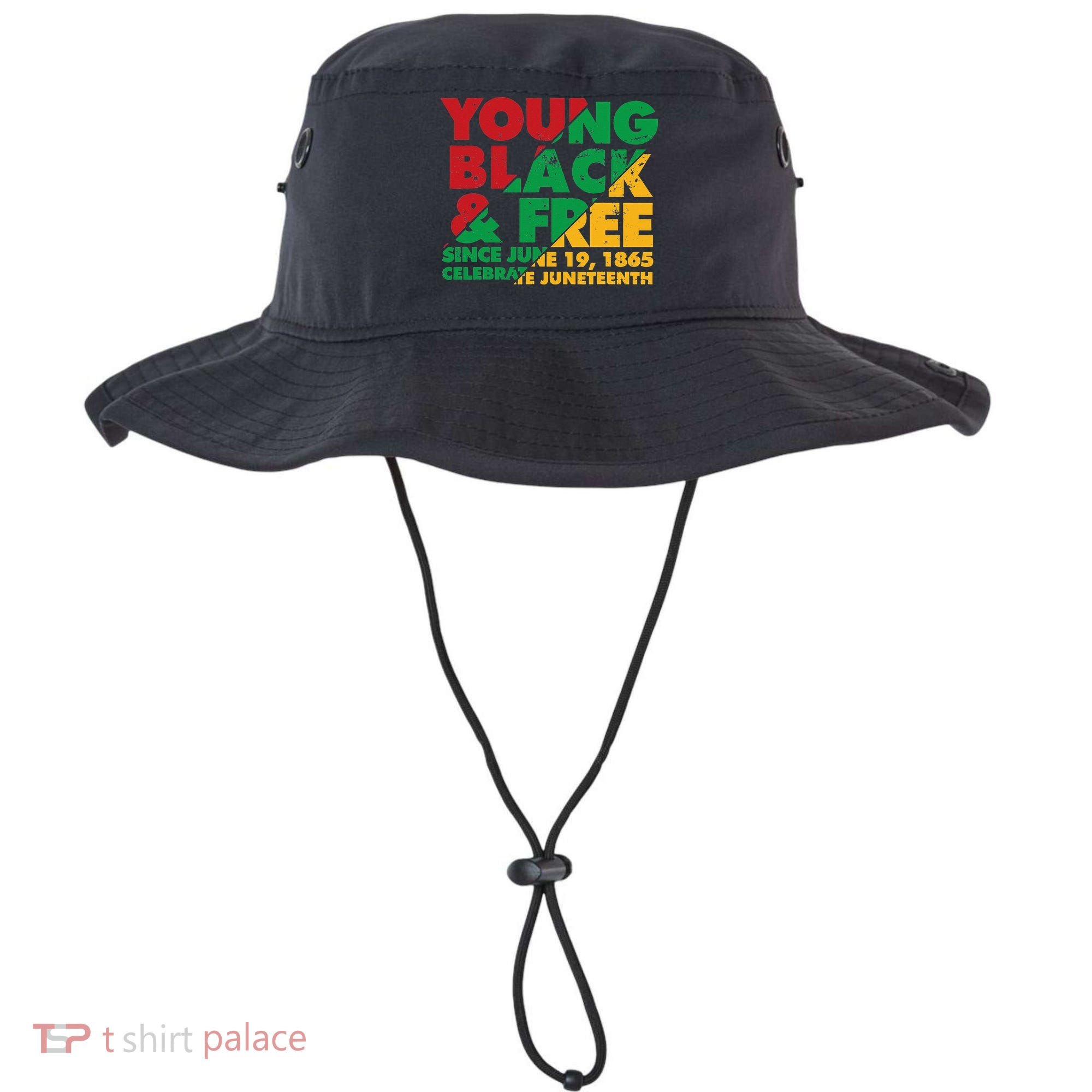 Young Black and Free novelty Juneteenth Bucket Hat