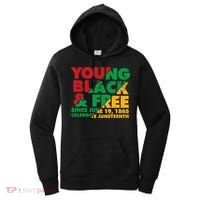 Young Black and Free novelty Juneteenth Women's Hoodie thumb 0