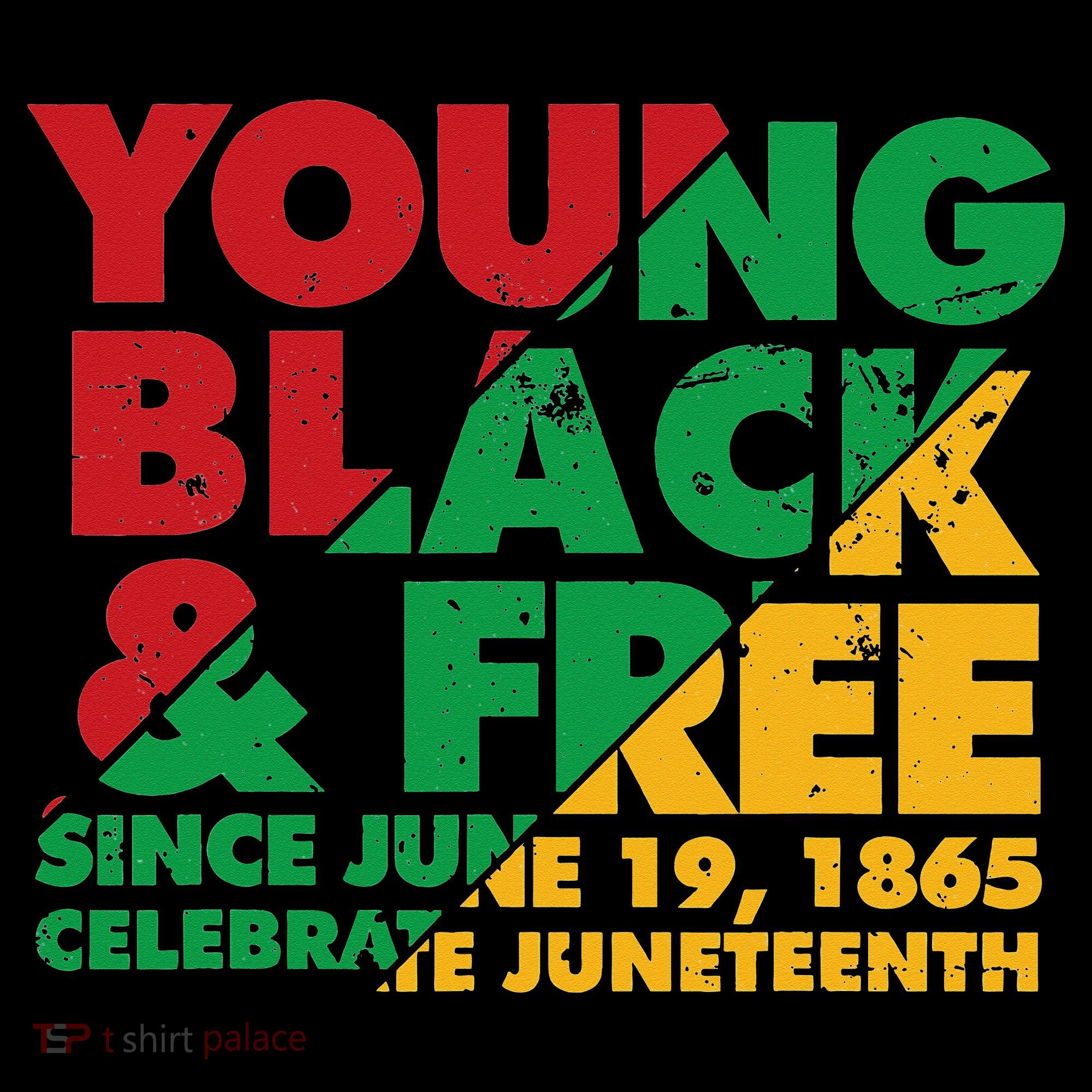 Young Black and Free novelty Juneteenth Women's Hoodie