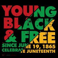 Young Black and Free novelty Juneteenth Mousepad thumb 1