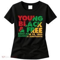 Young Black and Free novelty Juneteenth Women's T-Shirt thumb 0