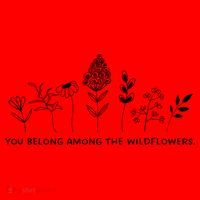 You Belong Among The Wildflowers Santa Hat thumb 1