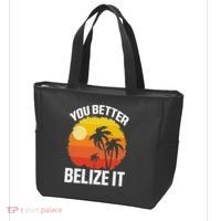 You Better Belize It Funny Belize Vacation Tote Bag thumb 3