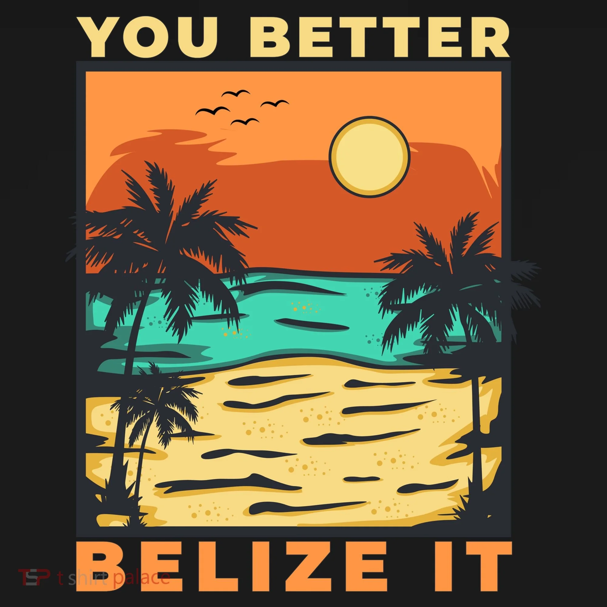You Better Belize It Doggie Tank